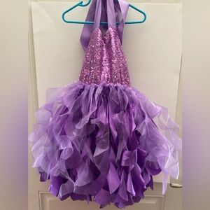 Purple Sequin and Tulle Fancy Dress/Costume